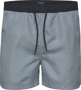 SELECTED HOMME WHITE SLHCLASSIC CONTRAST SWIM SHORTS W  Broek - Maat M