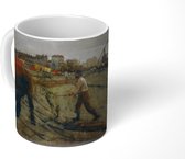 Mok - Bouwterrein - schilderij van George Hendrik Breitner - 350 ML - Beker - Uitdeelcadeautjes
