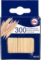 Tandenstokers - Cocktailprikkers - Cocktailspiezen - Hout - 300 stuks