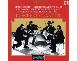 Koeckert Quartett - String Quartets Mendelssohn, Schumann, Smetana (CD) (Remastered)