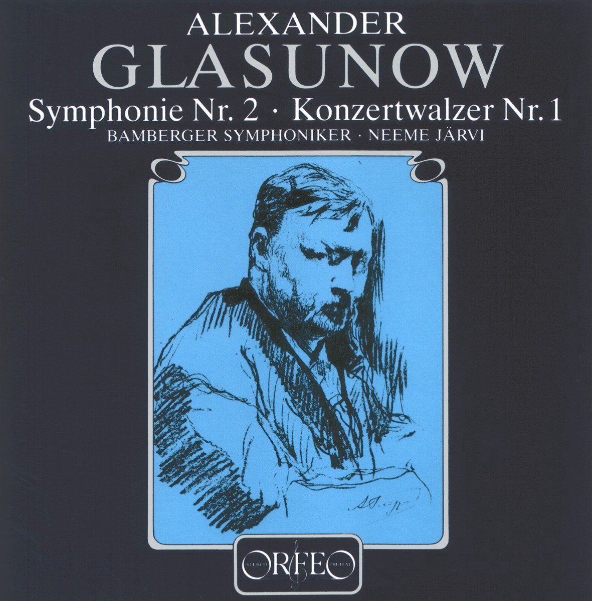 Bamberger Symphon Neeme Jarvi - Glasunow Symphonie (2 LP)