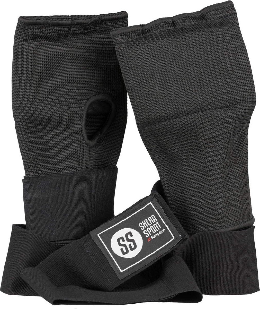 SHERA SPORT Binnenhandschoen met bandage - zwart - maat XL