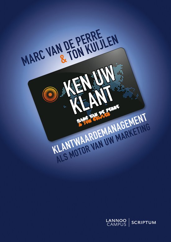 Cover van het boek 'Ken uw klant' van Marc van de Perre