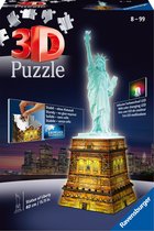 Ravensburger Empire State Building Night Edition - 3D Puzzel gebouw van 216  stukjes | bol.com