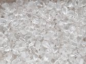 Bergkristal trommelstenen oplaadmix - 100 gram