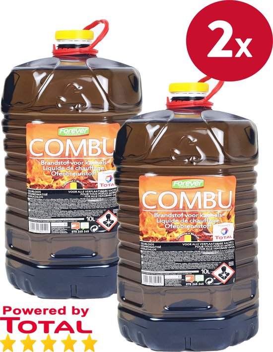 Verbeelding Sluimeren misdrijf COMBU Extra Zuivere Petroleum 2x10 Liter – Geurloos - geschikt voor alle  Petroleumkachels | bol.com