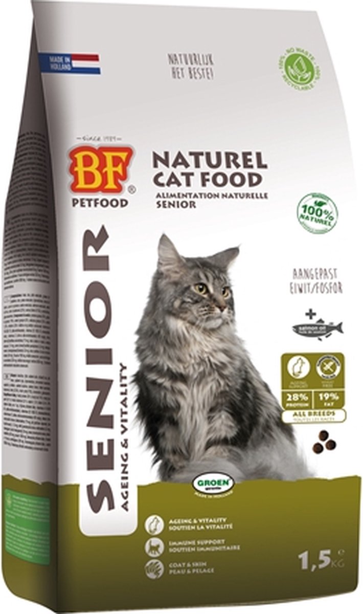 Biofood cat senior ageing & souplesse kattenvoer 1,5 kg