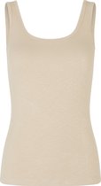 Beige rib tanktop Olla - Modstrom - Maat S