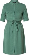YESTA Hilay Jurk - Dark Pine Green - maat X-0(44)
