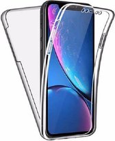 360º graden voor en achter bescherming case - Geschikt voor Samsung Galaxy S21 FE - Dun en Licht hoesje - Screen Protector Siliconen Transparant