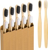 Bamboe Tandenborstels | 10 Stuks | Zachte haren | Volwassenen | Kinderen | Biologisch afbreekbaar