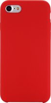 Mobigear Hoesje geschikt voor Apple iPhone 7 Siliconen Telefoonhoesje | Mobigear Rubber Touch Backcover | iPhone 7 Case | Back Cover - Dark Red | Rood
