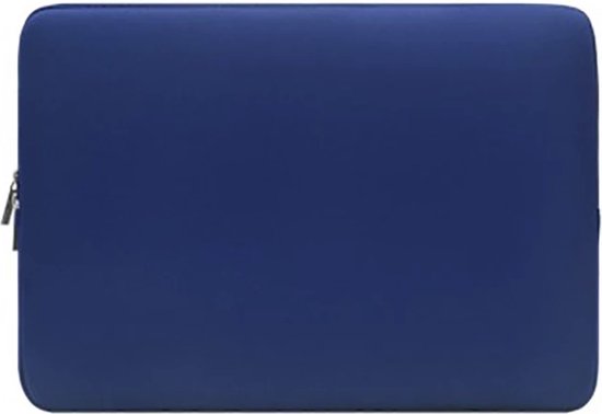 SoftTouch Laptophoes 13 inch - Macbook / IPad / Thinkpad - Sleeve met ritssluiting - Blauw