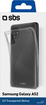 Samsung Galaxy A52s 5G Hoesje - SBS - Skinny Serie - TPU Backcover - Transparant - Hoesje Geschikt Voor Samsung Galaxy A52s 5G