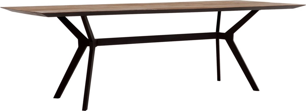 24Designs Metropole Eettafel - L250 X B95 X H78 Cm  - Teakhout