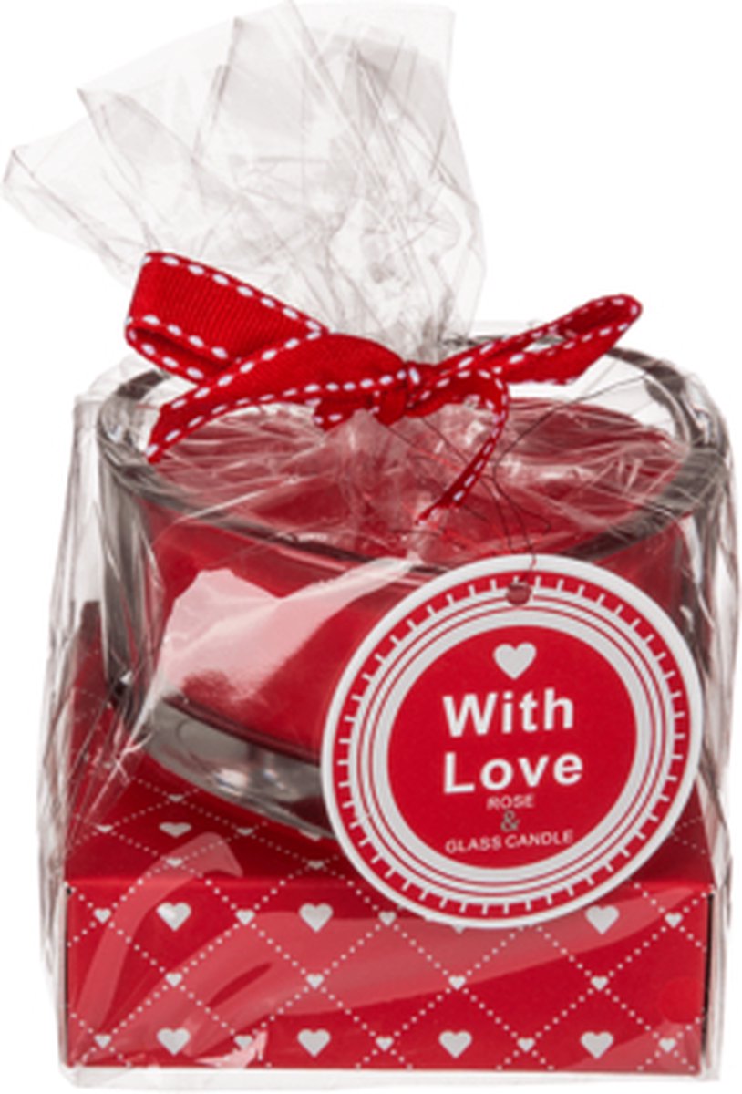 Kaars In Hartvorm - cadeau verpakking - with love — cadeau in VALENTIJNSDAG 🌹 - foto 4