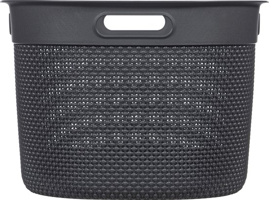 Filo Panier à Linge Gris Foncé 45l 59x39xh27cm