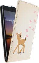 Huawei Ascend P7 Hoesje - Mobilize - Ultra Slim Serie - Kunstlederen Flipcase - Deer - Hoesje Geschikt Voor Huawei Ascend P7