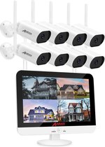 JL E-sales® Beveiligingscamera met Monitor – Camerasysteem – 13 Inch Monitor – Waterdicht – Security.
