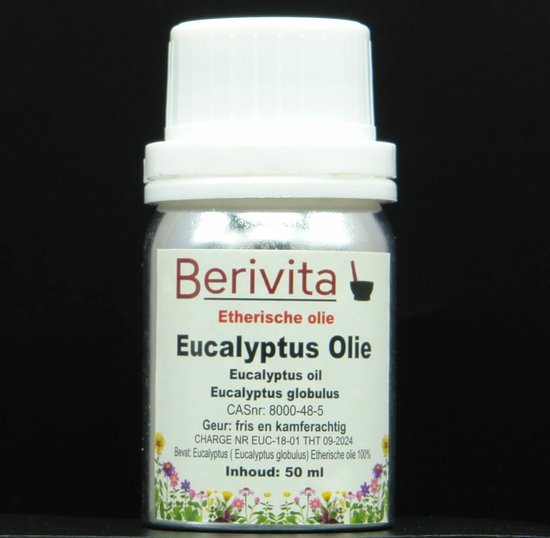Eucalyptus Olie 100% 50ml - Etherische Eucalyptusolie van Eucalyptus Bladeren