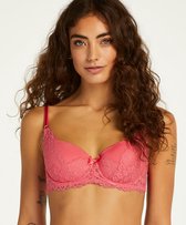 Hunkemöller Dames Lingerie Voorgevormde beugel bh Claire  - Roze - maat D80