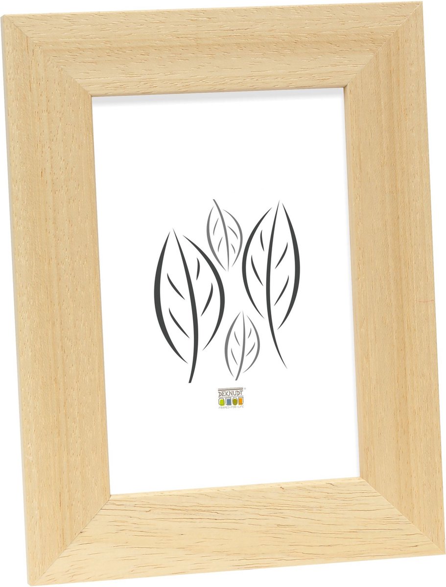 Deknudt Frames fotolijst S226H1 - naturel hout - breed - 18x24 cm