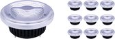 Voordeelpak 10x Noxion Lucent LED Spot G53 AR111 12W 600lm 40D - 927 Zeer Warm Wit | Beste Kleurweergave - Vervangt 50W.