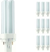 Voordeelpak 10x Philips PL-C 10W 840 2P (MASTER) | Koel Wit - 2-Pin