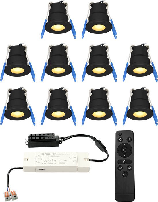 HOFTRONIC Milano - 10x LED Inbouwspots