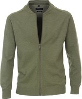 Casa Moda Vest Zip Groen - Maat M - Heren