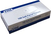 CMT Zakdoeken/Facial Tissues 2-laags, wit 100 St.