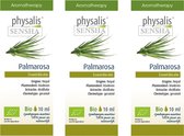 Palmarosa 3 STUKS Physalis Etherische Olie Bio Etherische Olie 10ml - Diffuser, huid en inwendig