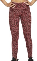 Nike Dri-FIT One Leopard Tight Sportlegging Vrouwen - Maat L