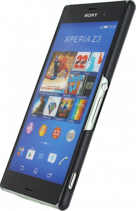 Acht Eerste Speciaal Sony Xperia Z3 Plus Hoesje - Xccess - Metallic Serie - Hardcase Backcover -  Zwart -... | bol.com