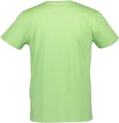 Blue Seven heren shirt 302727 groen print voorzijde - XL