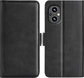 OnePlus Nord N20 Hoesje, MobyDefend Luxe Wallet Book Case (Sluiting Zijkant), Zwart | GSM Hoesje / Telefoonhoesje Geschikt Voor: OnePlus Nord N20
