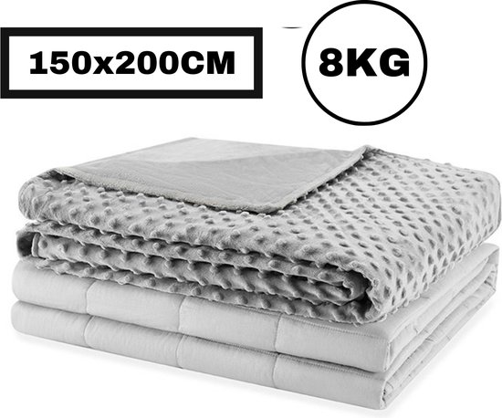 Valeur Comfort® Verzwaringsdeken 8 KG - Incl. Dekenhoes - Weighted Blanket - Verzwaarde Deken - Zwaartedeken
