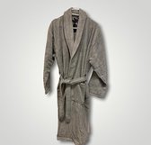 Omra - Badjas - Ochtend - Jas - 100% katoen - Middelgrijs - L/XL