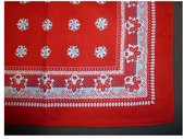Boerenzakdoek rood 55x55cm