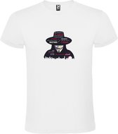 Wit t-shirt met Vendetta groot size L
