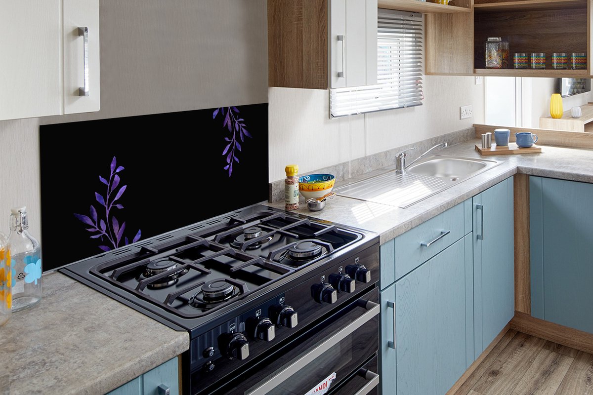 KitchenYeah Spatscherm 90x45 cm - Oma-quote - Aluminium thumbnail 6