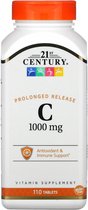 Voordeelpakket: Vitamine C / 1000 mg / Timed Release / Antioxidant / 2 x 110 stuks / 21st Century Vitamins