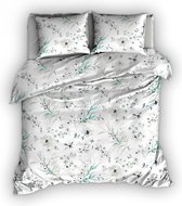 Satin d'Or Irena - Dekbedovertrek - Tweepersoons - 200x200/220 cm + 2 kussenslopen 60x70 cm - Teal