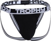 Andrew Christian - Trophy Boy Jockstrap Zwart - Maat L - Heren Ondergoed - Onderbroek voor mannen