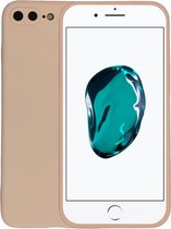 Smartphonica iPhone 7/8 Plus siliconen hoesje - Beige / Back Cover