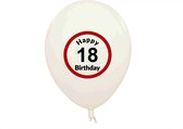 Ballonnen 18 - verjaardag - happy birthday