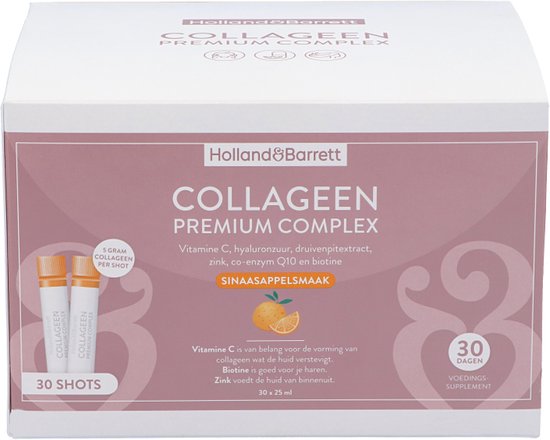 Collageen Premium Complex Shots - Holland & Barrett - 30 shots - Supplementen