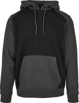 Heren - Mannen - Modern - Nieuw - Casual - Streetwear - Hoodie - 2-Tone Raglan Crew zwart