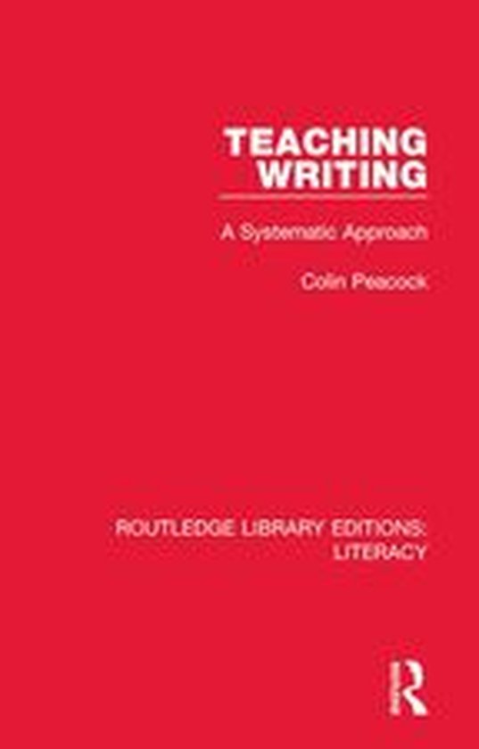 Routledge Library Editions: Literacy - Teaching Writing - cover