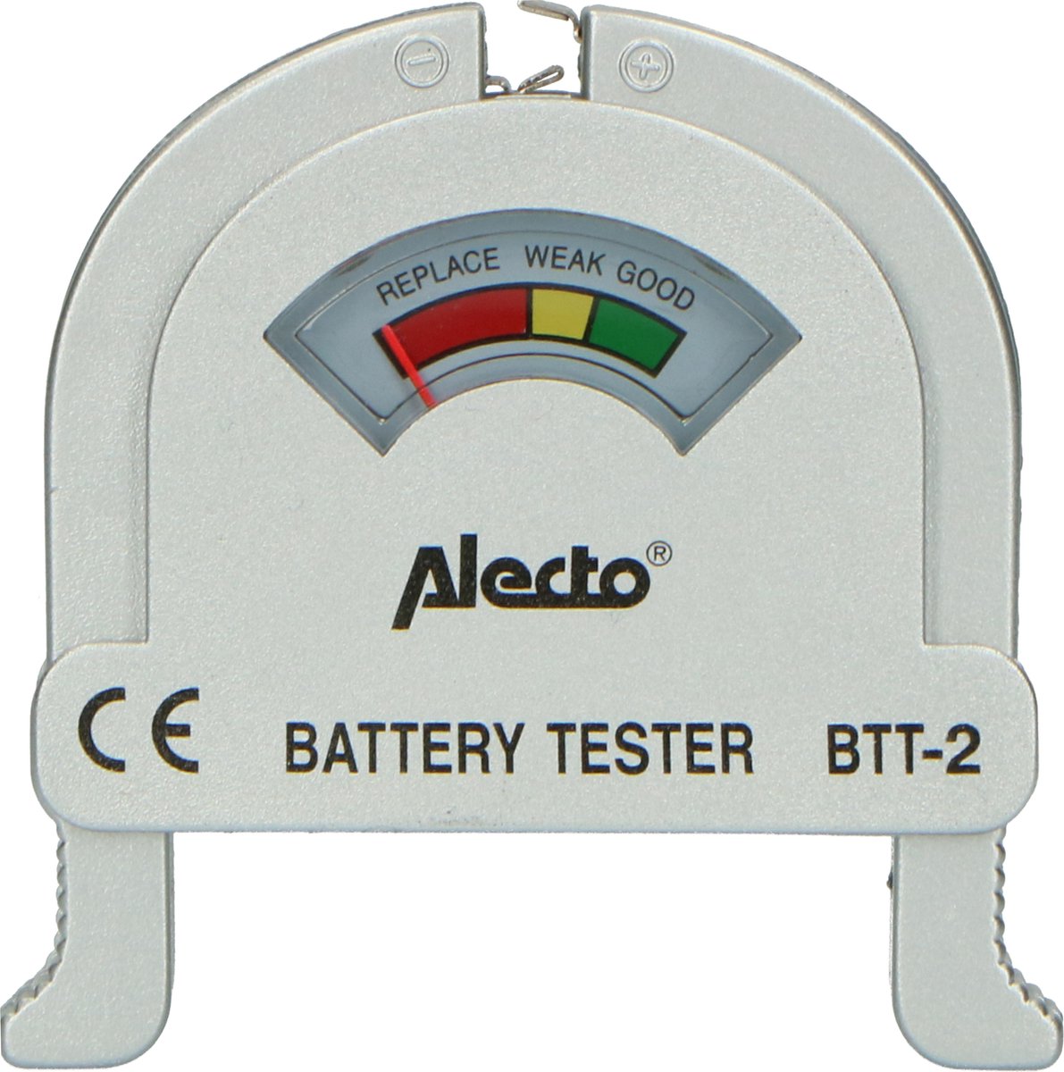 Alecto BTT-2 Universele batterij tester - Zilver